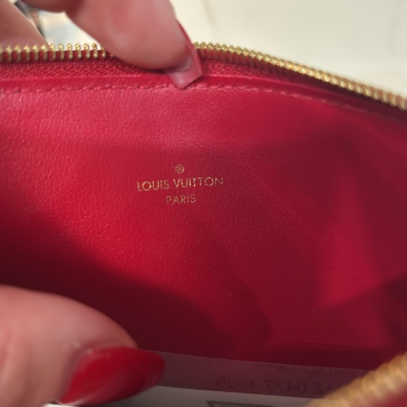 Lv Felicie Pochette- Wallet Scarlet - Picture 12 of 12